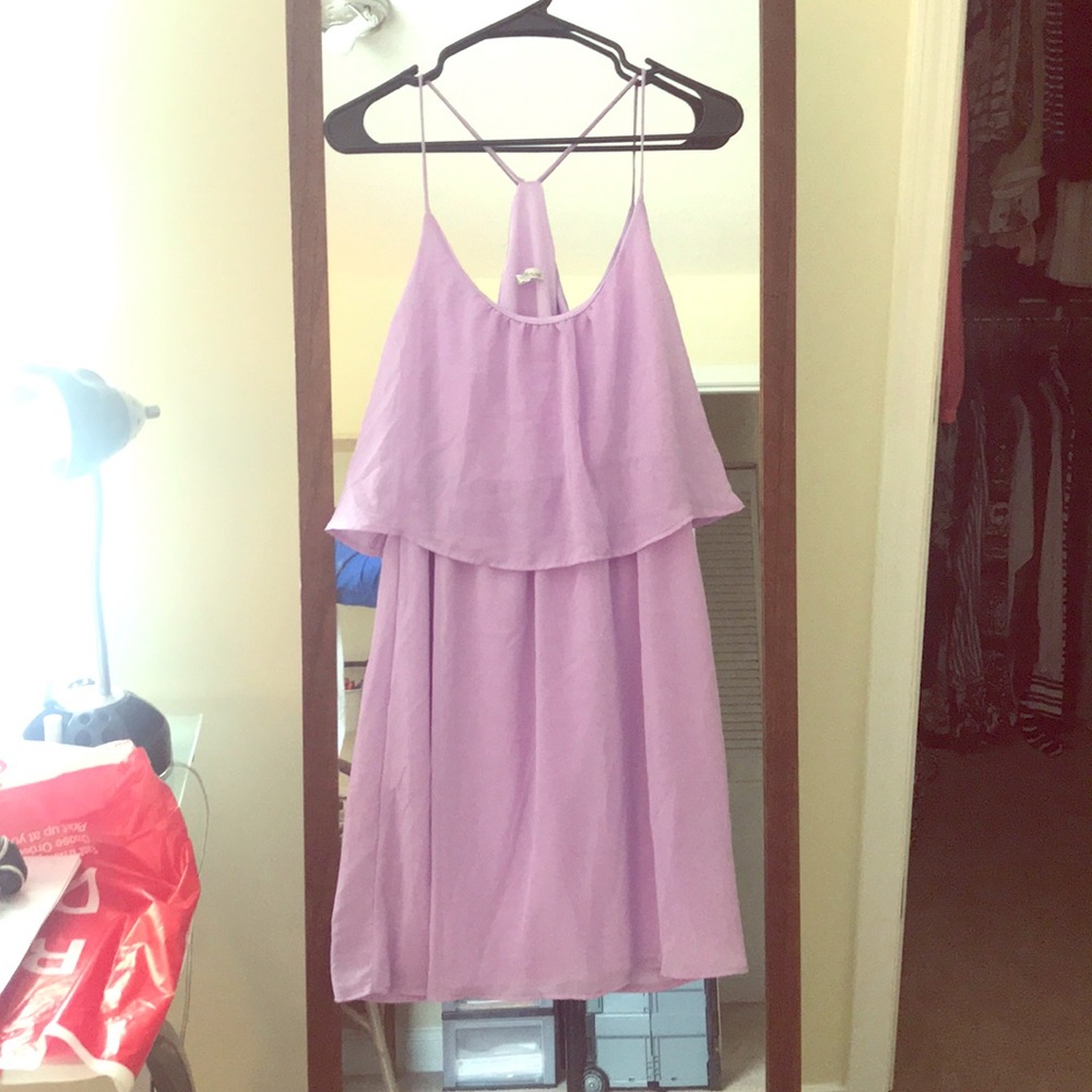 Lavender flowy Dress